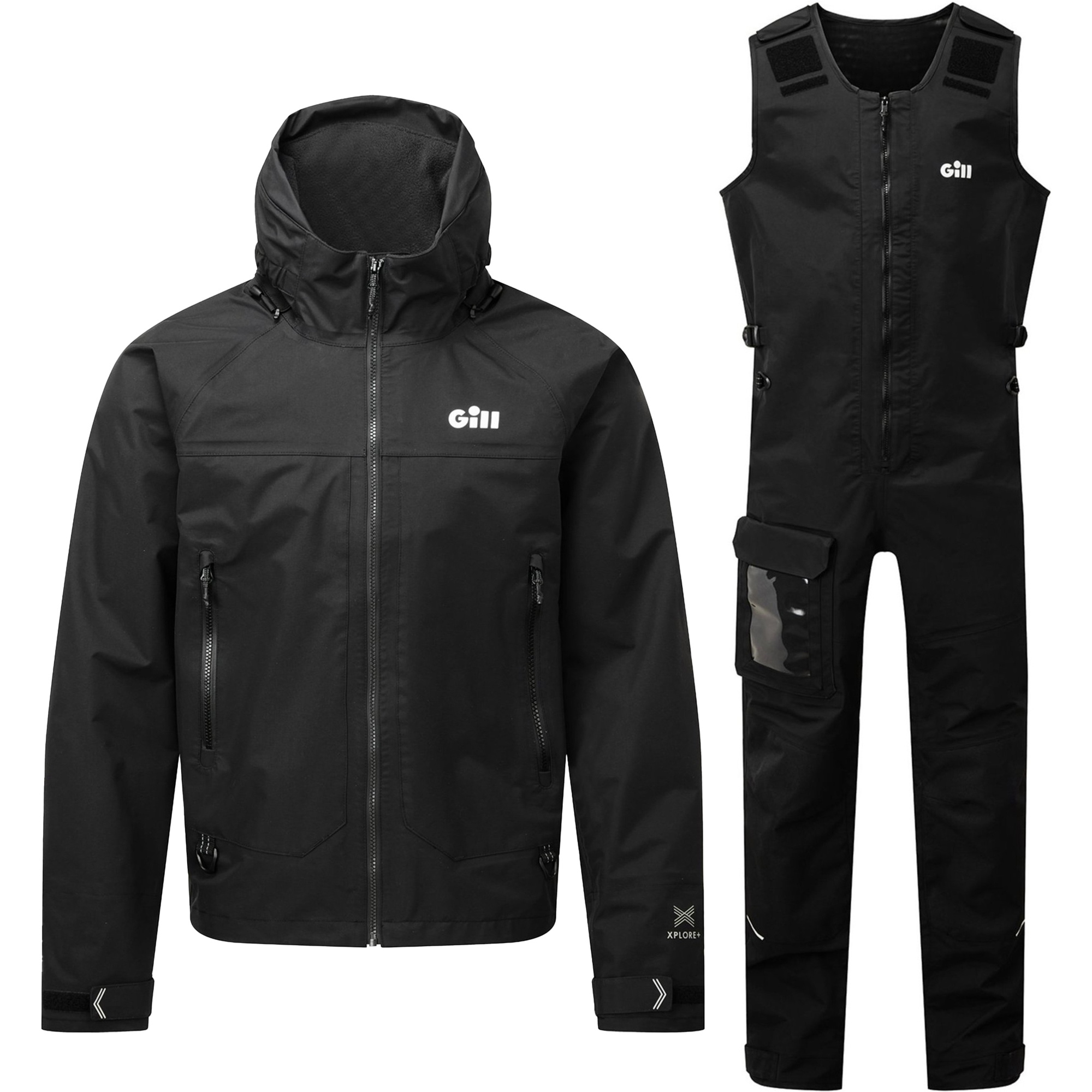 Gill Verso Casaco E Calças De Regata Costeira V101JV101T - Black